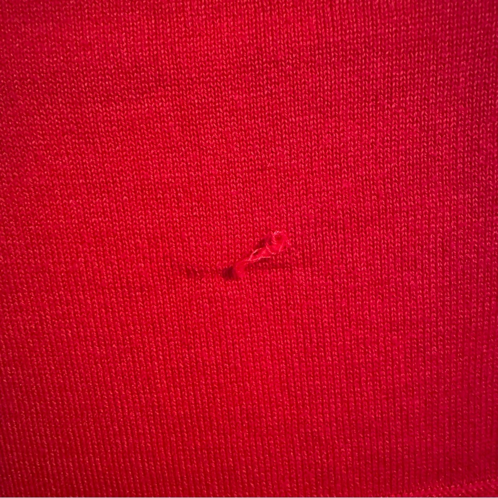 Liz Claiborne Red Button-Accent Sweater - Picture 4 of 6